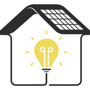 Logo de instalaciones de electricidad, energía solar, camaras de vigilancia y telecomunicaciones
